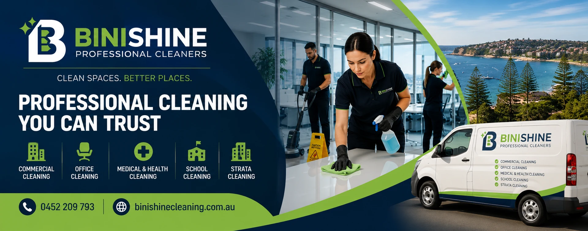 Binishine professional cleaning cover artwork